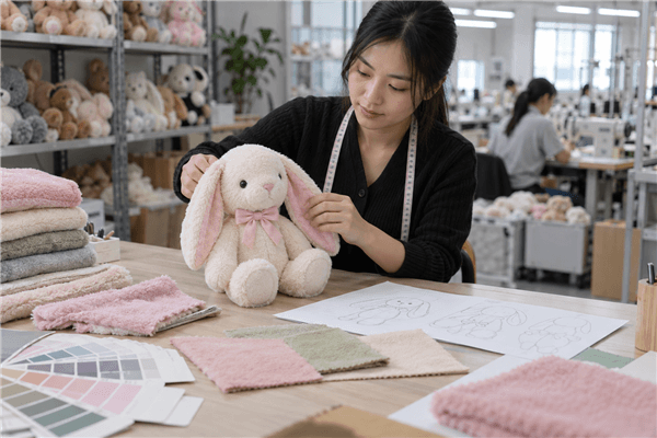 Pufza stuffed animals guide with product and factory context