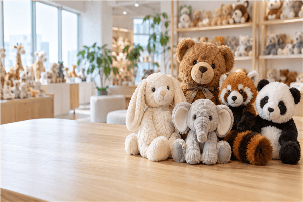 Pufza plush toys guide with product and factory context